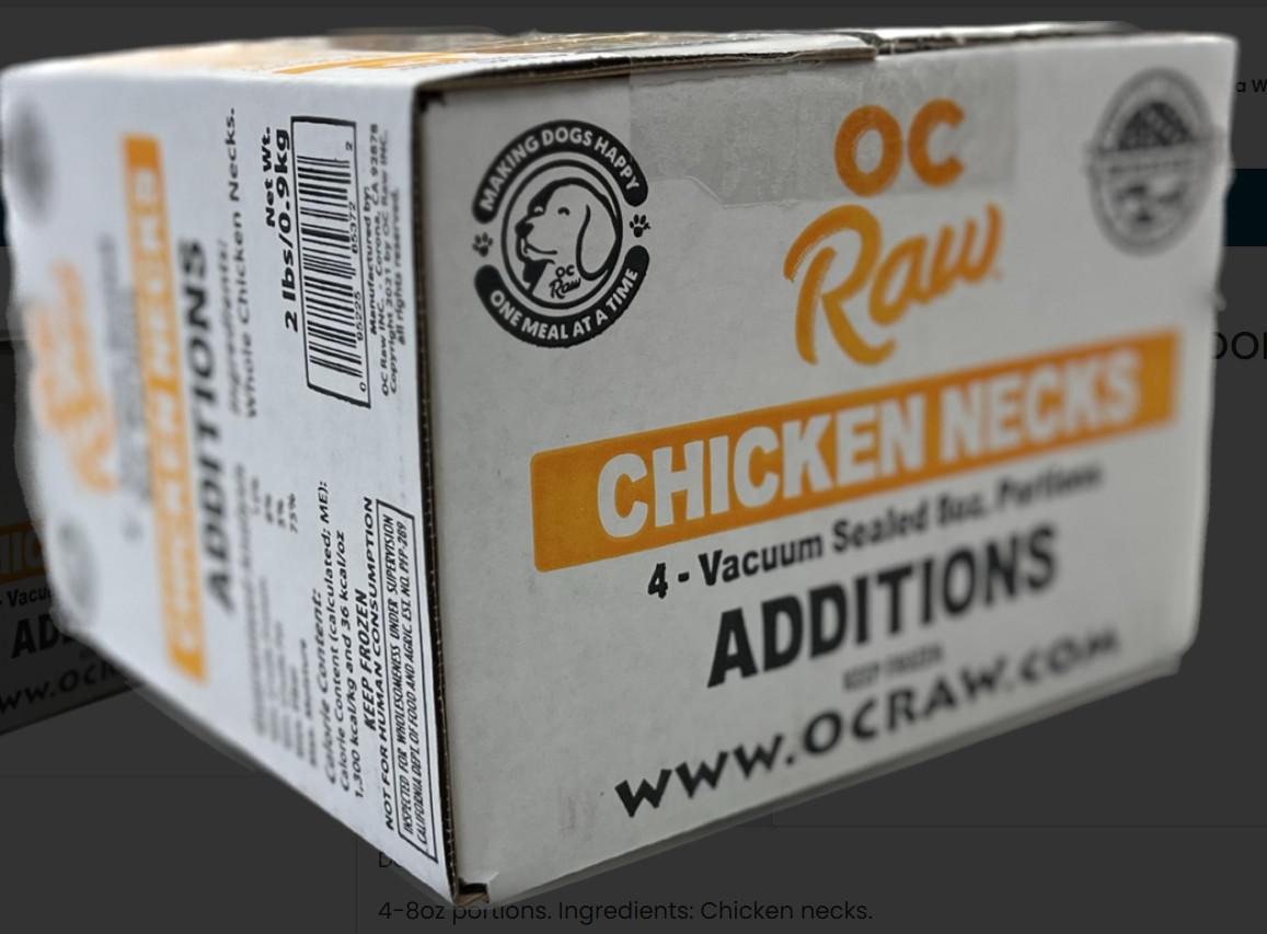 OC Raw Chicken Necks 2#