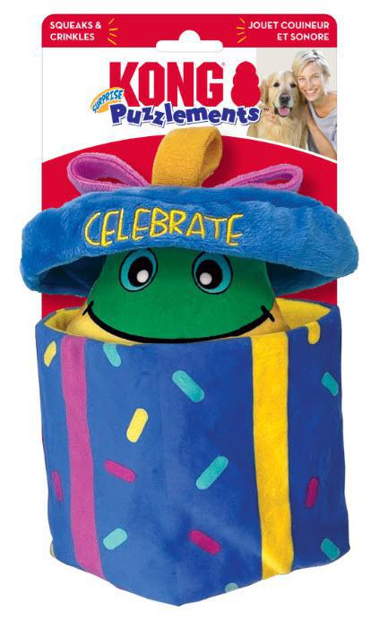 KONG Puzzlements Surprise Present Dog Toy