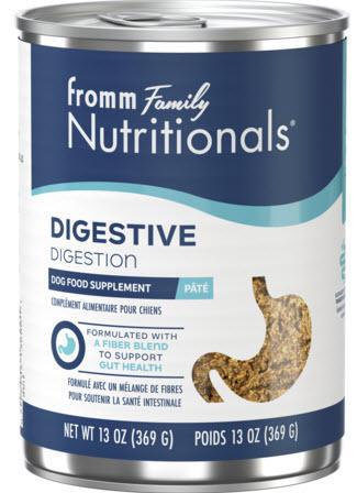 Fromm Dog Supplement Nutritionals Pate' Digestive 13 oz