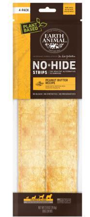 Earth Animal Dog Treat No Hide Strips 4 Pack