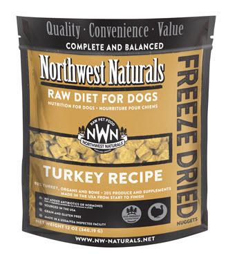 Northwest Naturals FD Nuggets Turkey 12 oz
