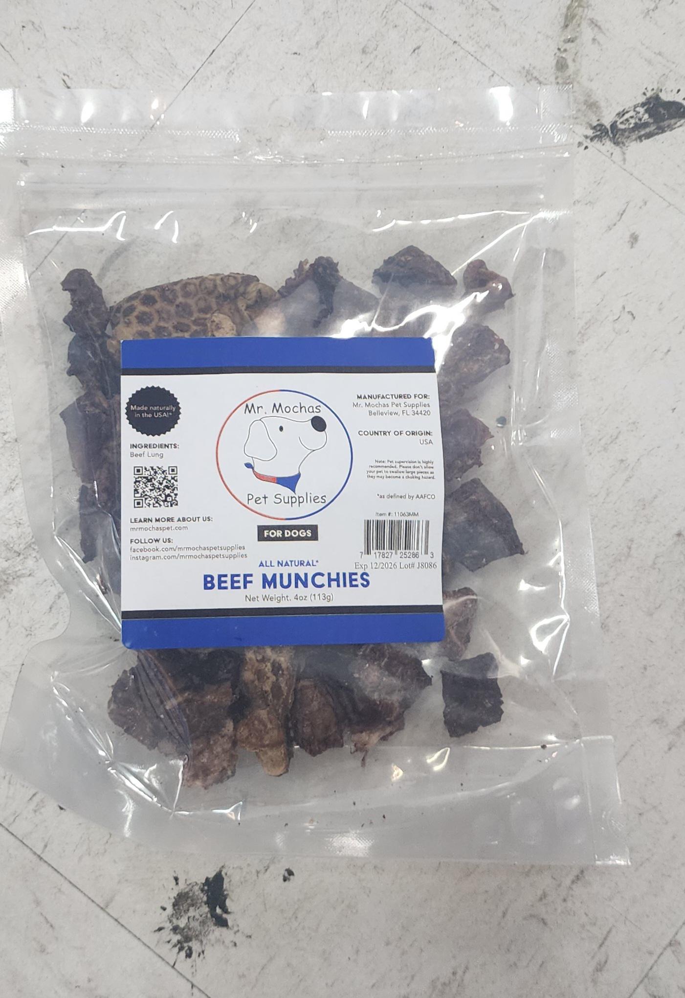 Mr. Mochas Beef Munchies