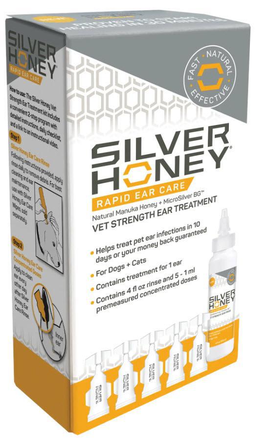 Silver Honey®: Rapid Ear Care: Vet Strength Ear Treatment for All Animals