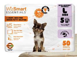 Wizsmart Essentials Dog Pee Pads Large Scented 50 Ct