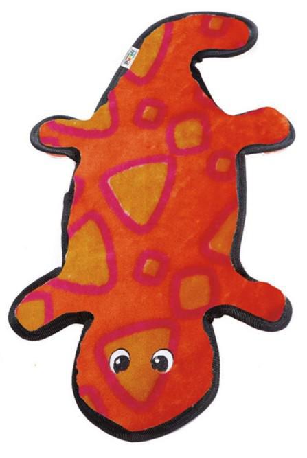 Outward Hound Invincibles Dog Toy Gecko 4 Squeakers