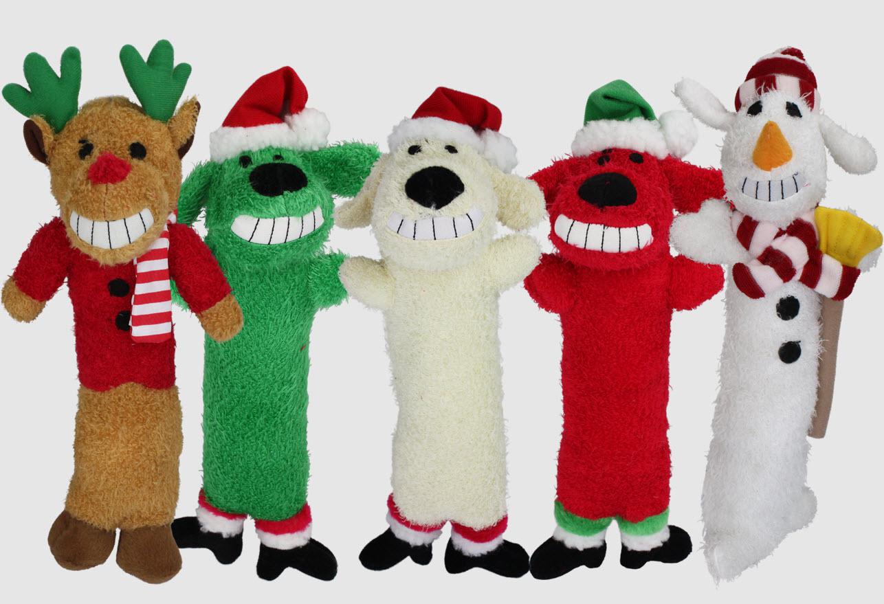 Loofa Christmas Assorted 12″ Dog Toy