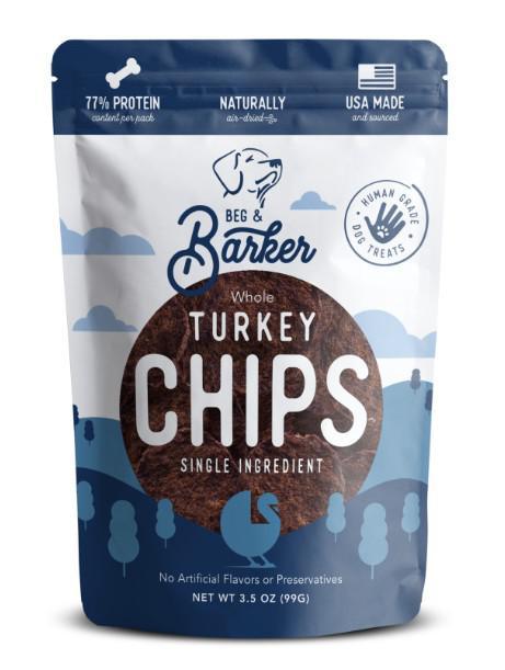 Beg & Barker Whole Turkey Chips Dog Treats