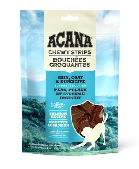Acana Chewy Strips Skin Coat & Digestive Support Dog Treat