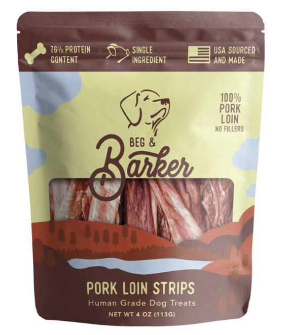 Beg & Barker Pork Loin Strip Dog Treats