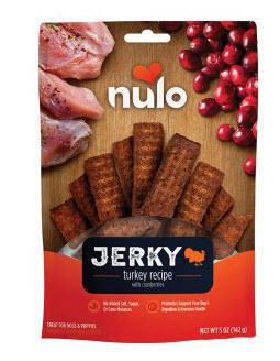 Nulo treats Jerky Strip Turkey/Cranberry 5oz