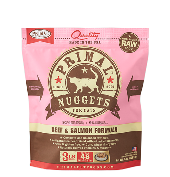 Primal Cat FRZ Beef & Salmon