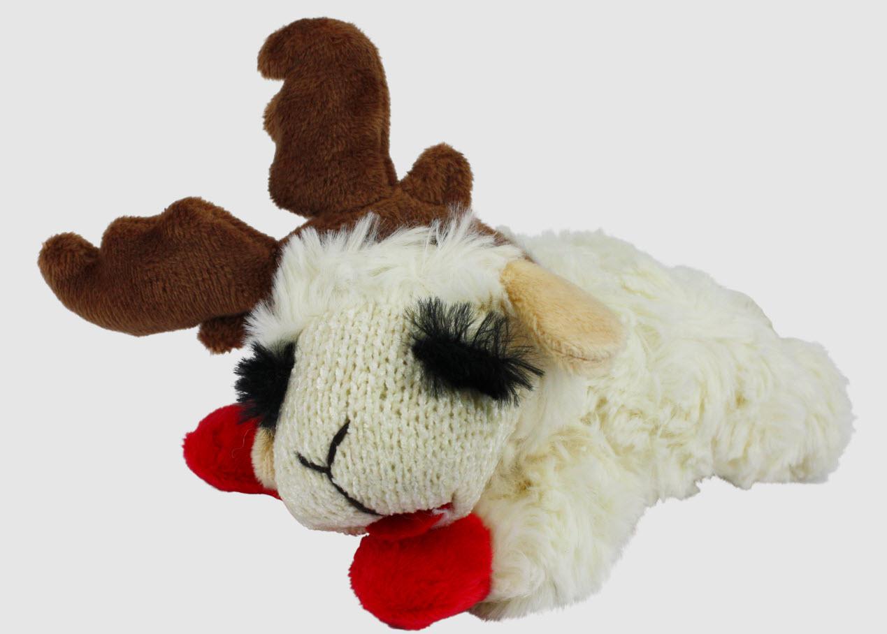 Lamb Chop w/ Antlers 6″ Dog Toy