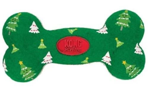 Kong Holiday Airdog Squeaker Bone Medium