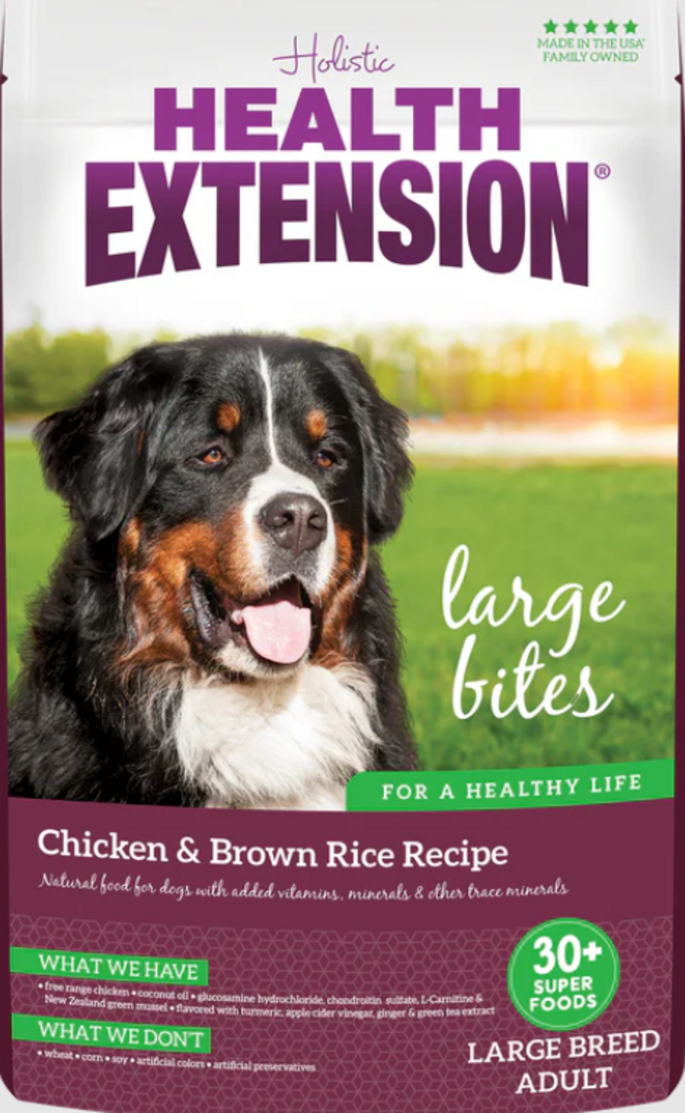 Health Extension Chicken and Brown Rice Large / Giant Breed Dry Dog Food