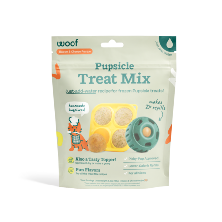 Woof Dog Treat Pupsicle Treat Mix Bacon Cheese