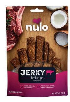 Nulo treats Jerky Strip Beef/Coconut 5oz