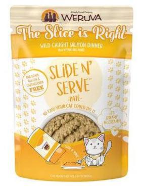 Weruva Cat Classic SnS Pouch GF Pate Salmon - The Slice is Right 2.8oz