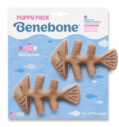 Benebone Puppy Fishbone 2 Pack