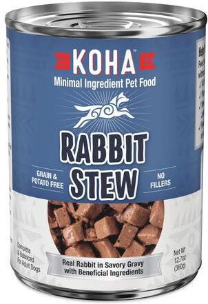 Koha Dog Can Stew GF Rabbit 12.7 oz