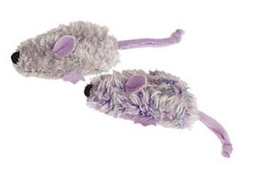 KONG Refillables Catnip Purple and Frosty Mice Cat Toy