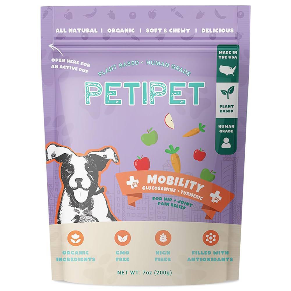 PetiPet: Mobility Soft Treats: Hip & Joint Pain Relief 7oz