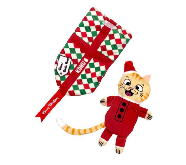 Kong Holiday Pull A Present Cat Toy