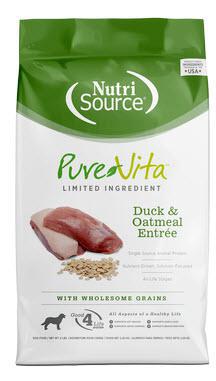 Pure Vita Dog Dry Duck & Oatmeal
