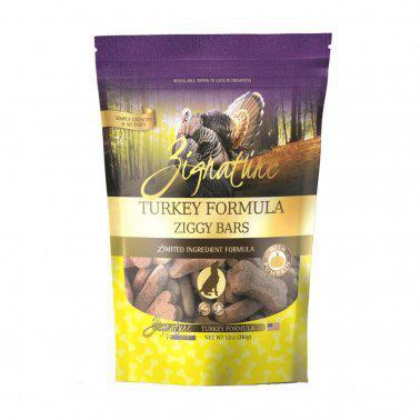 Zignature Dog Treat GF Ziggy Bars Turkey 12 oz - Mr Mochas Pet Supplies