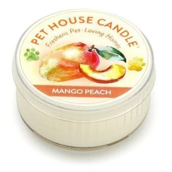 Pet House Candle Mango Peach 8.5 oz - Mr Mochas Pet Supplies
