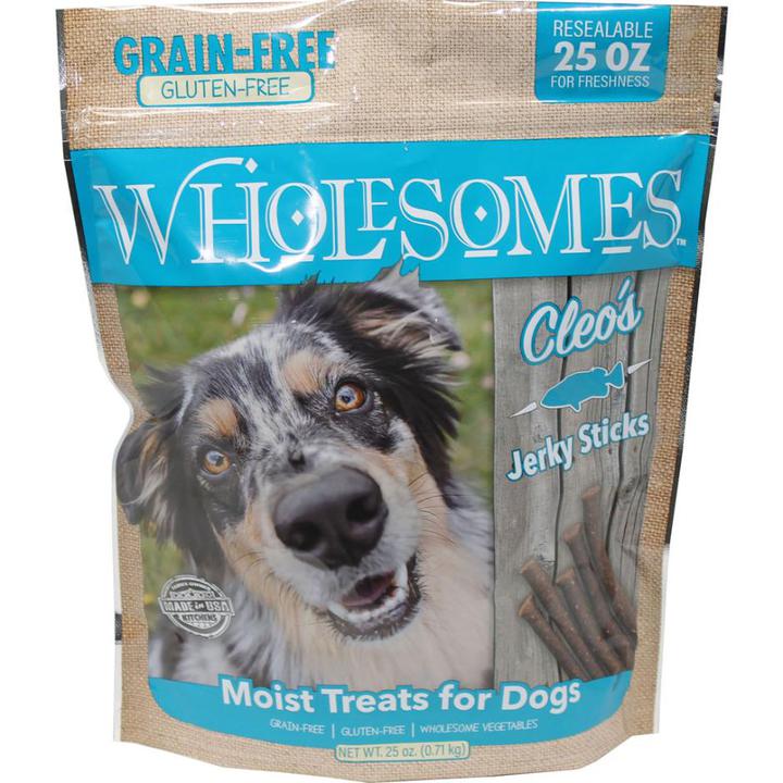Wholesomes™ Cleo’s Jerky Sticks Fish 25 oz - Mr Mochas Pet Supplies