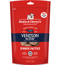 Stella & Chewy's Dog FD Venison Patties - Mr Mochas Pet Supplies