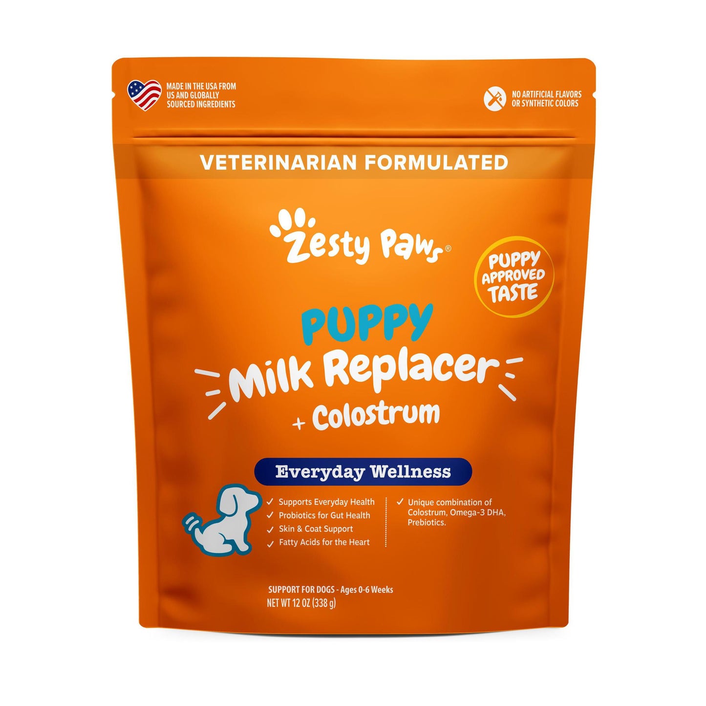 Zesty Milk Replacer Puppy 12 oz