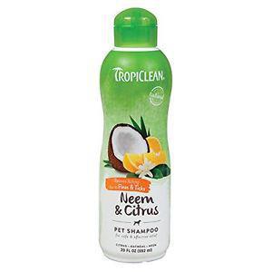 Tropiclean Shampoo Neem & Citrus Itch Relief 20 oz - Mr Mochas Pet Supplies