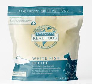 Steve's Dog & Cat FD Nuggets Whitefish 20 oz