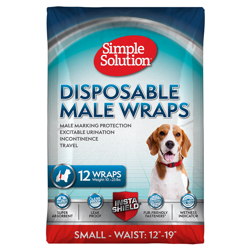 Simple Solutions Disposable Diapers Male Wrap - Mr Mochas Pet Supplies