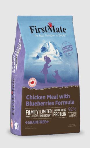FirstMate™ Grain Free Limited Ingredient Diet Chicken Meal with Blueberries Formula Cat Food