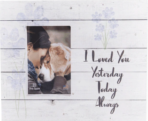 Pallet Box Frame I Loved You Yesterday Today and Always