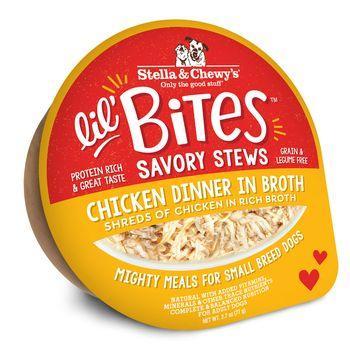 Stella & Chewys Dog Wet Lil Bites Stew Chicken in Broth