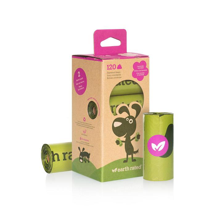 Earth Rated Lavender Doggie Bags - Mr Mochas Pet Supplies