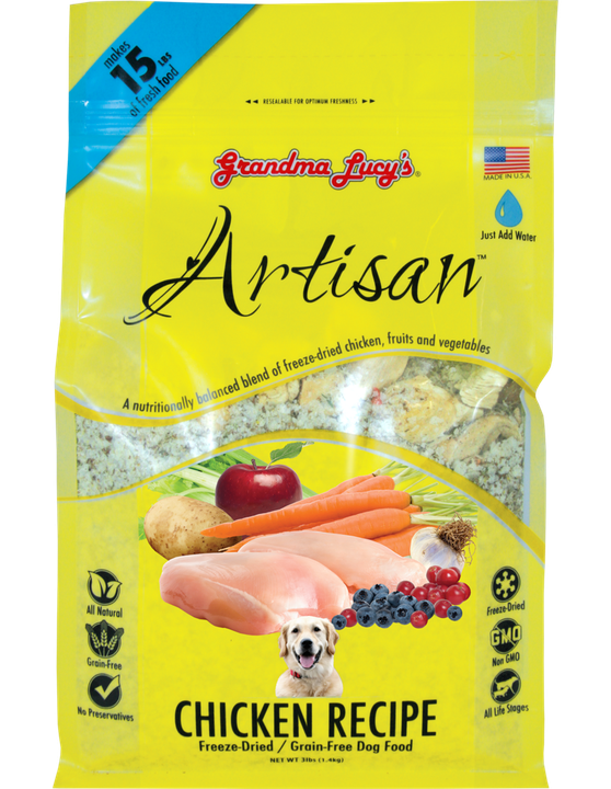 Grandma Lucy's Dog Food FD GF Artisan Chicken