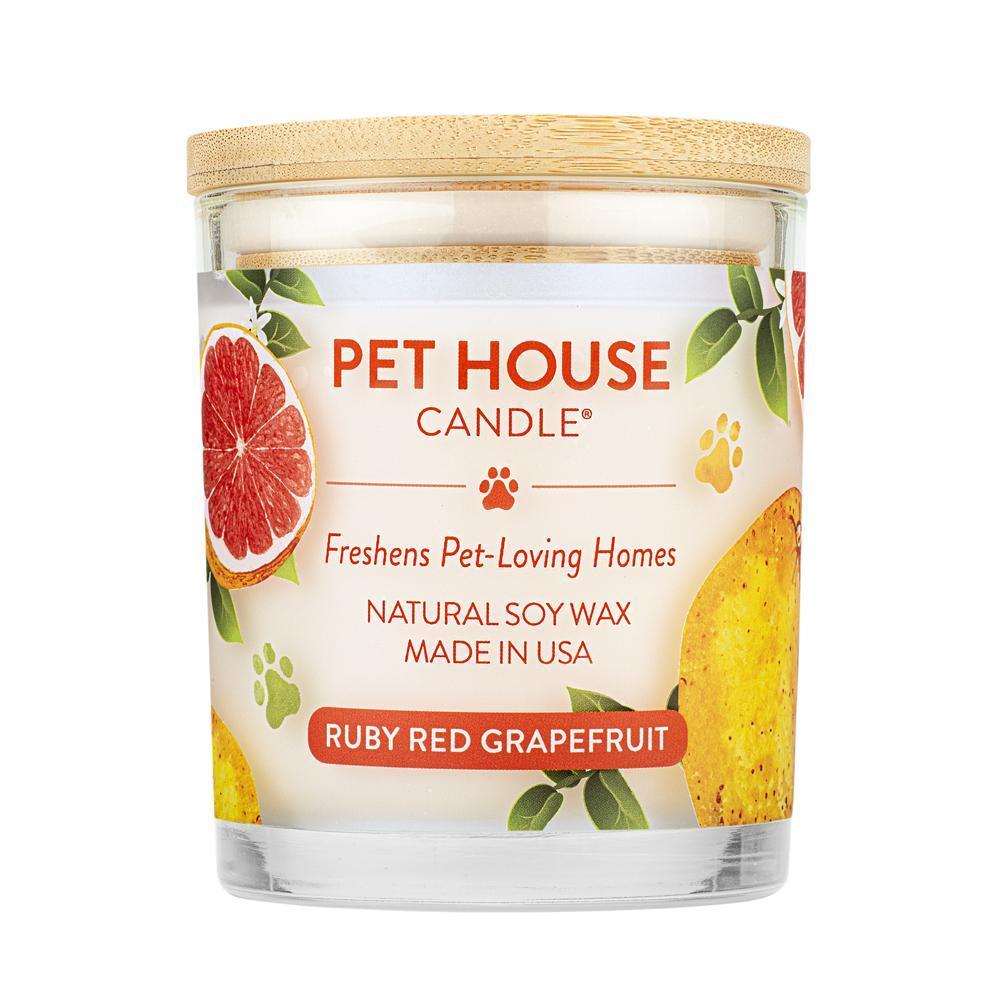 Pet House Candle Ruby Red Grapefruit - Mr Mochas Pet Supplies