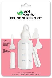 VET WORTHY FELINE NURSING KIT 2OZ. - Mr Mochas Pet Supplies