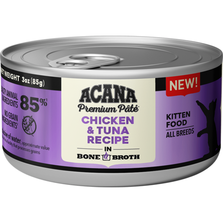Acana Cat Can Pate Kitten Chicken & Tuna 3oz