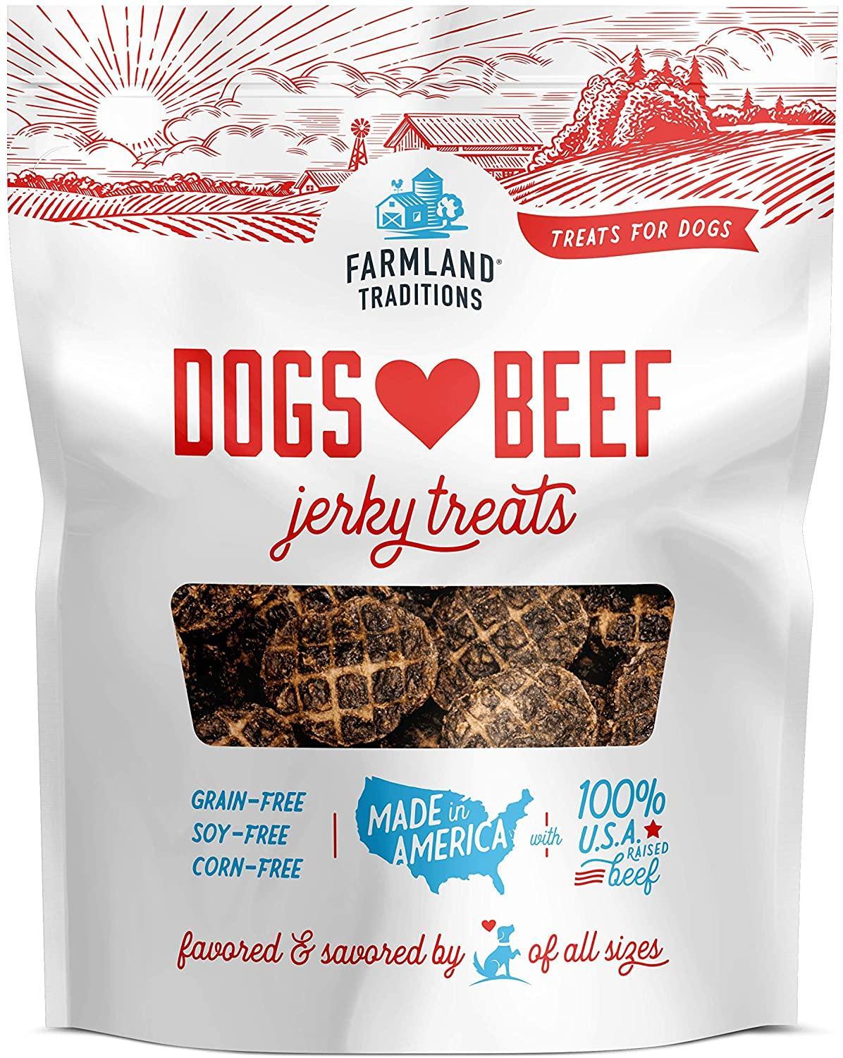 Farmland Traditions Dogs Love Beef Jerky Treat