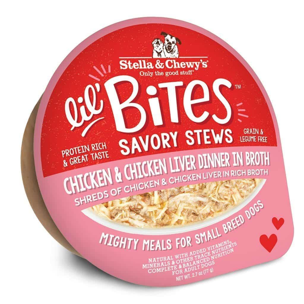 Stella & Chewys Dog Lil Bites Stew Chicken & Liver in Broth 2.7oz
