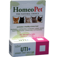 HomeoPet Feline UTI+  15mL - Mr Mochas Pet Supplies