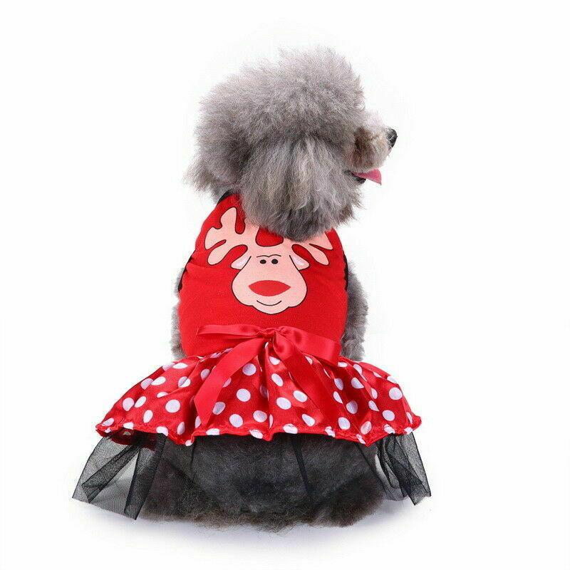 Christmas Dress Christmas Moose - Mr Mochas Pet Supplies