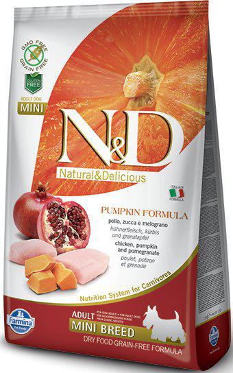Farmina Dog GF Pumpkin Chicken & Pomegranate MINI 5.5# - Mr Mochas Pet Supplies