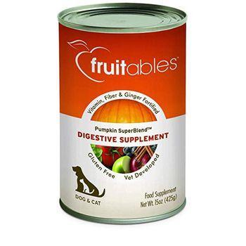 Fruitables Can Food Toppers Pumpkin Digestive 15 oz