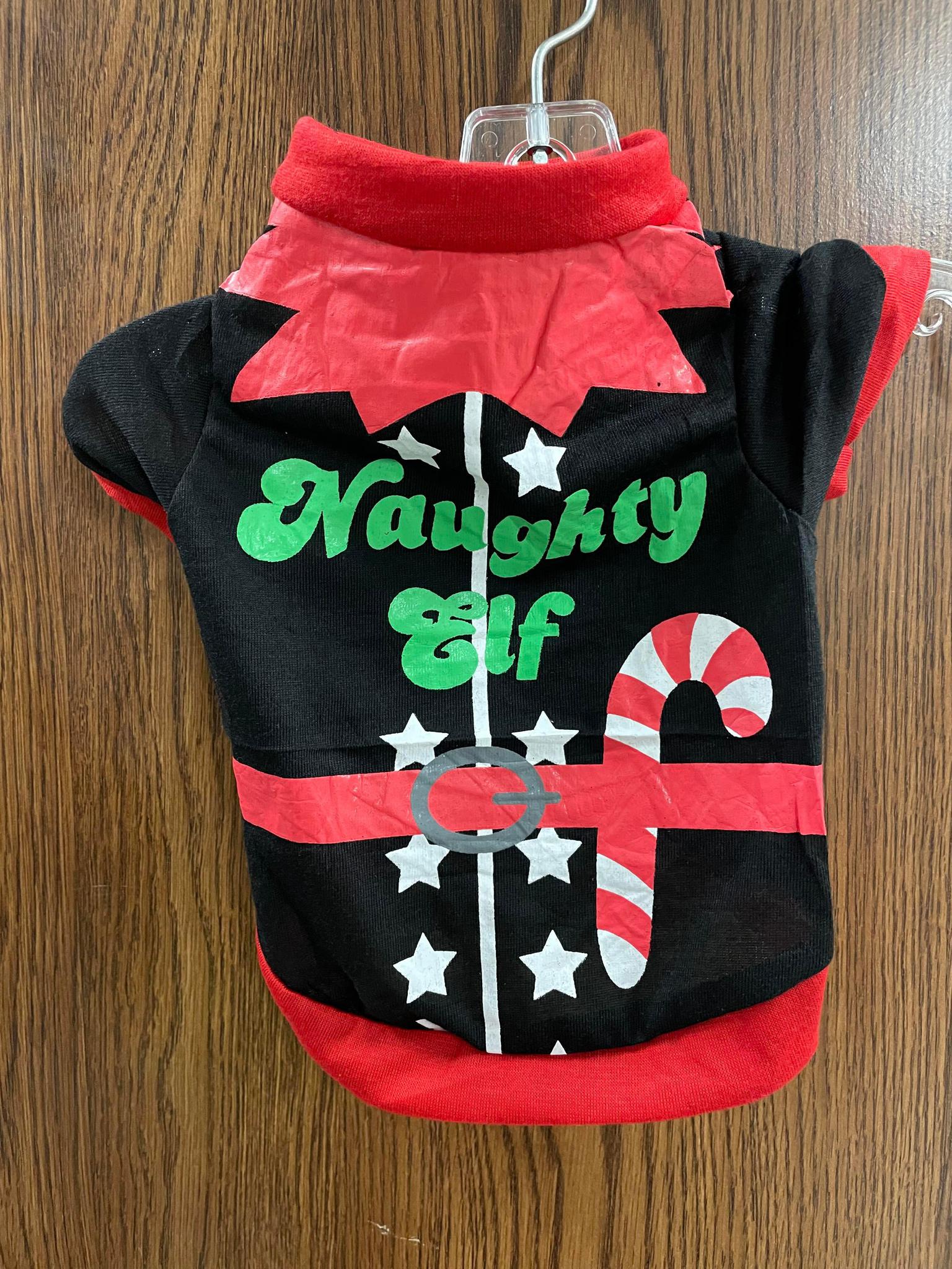 Naughty Elf costume Tshirt
